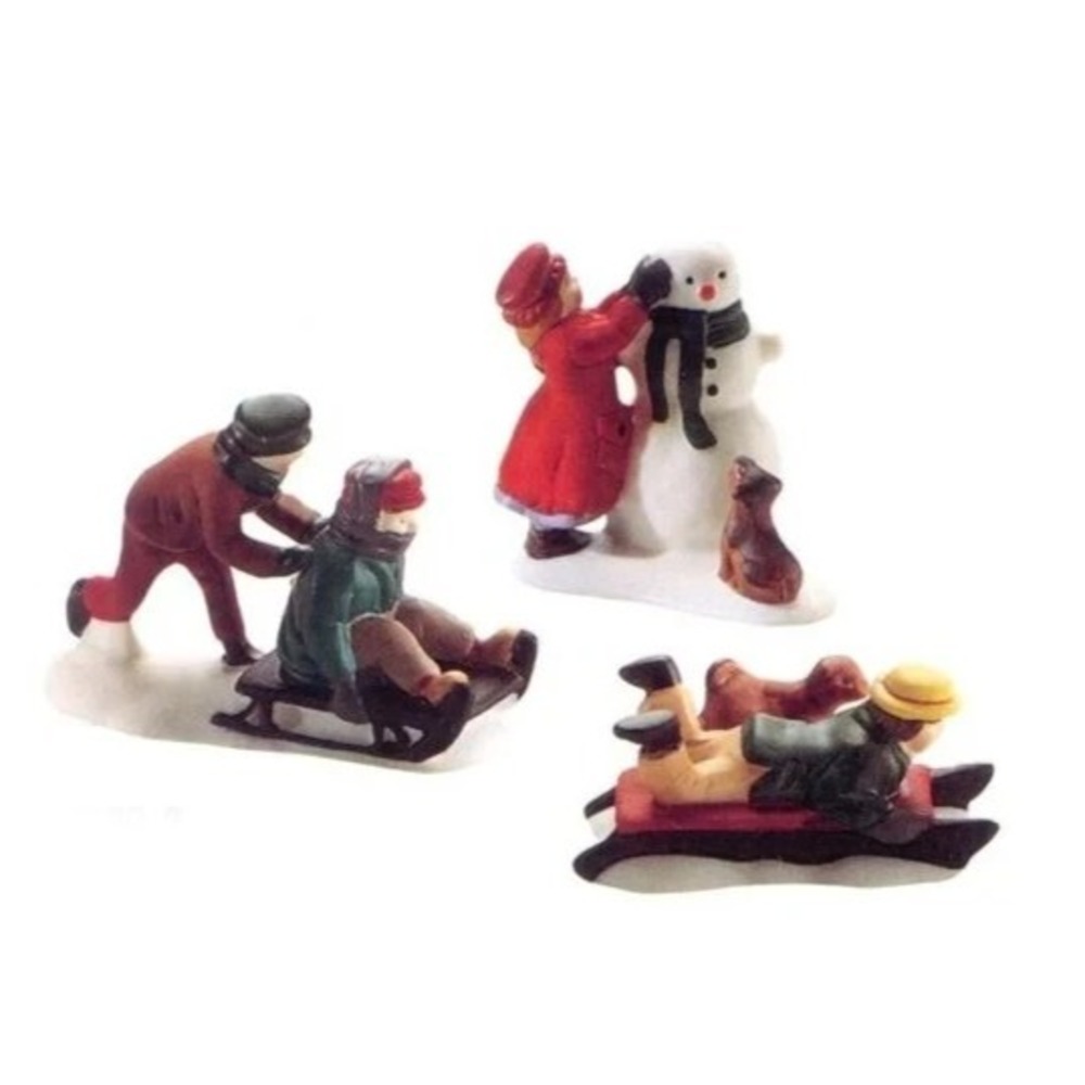DEPT 56 HERITAGE VILLAGE COLLECTION SNOW CHILDREN - SET‎ OF 3  - RETIRED